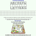 Drawing Tip No 3 – Freehand Lettering